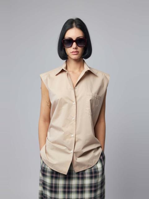 Acne Studios Sleeveless Silk Blouse