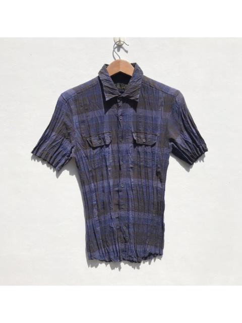 Vintage - Tete Homme Issey Miyake Pleated Shirt Tete Homme Sun Faded