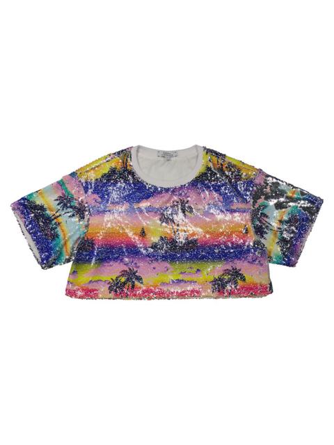 Other Designers Ksenia Schnaider Hawaii Sequin Top