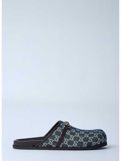 GUCCI Gucci Men Denim Horsebit Mules