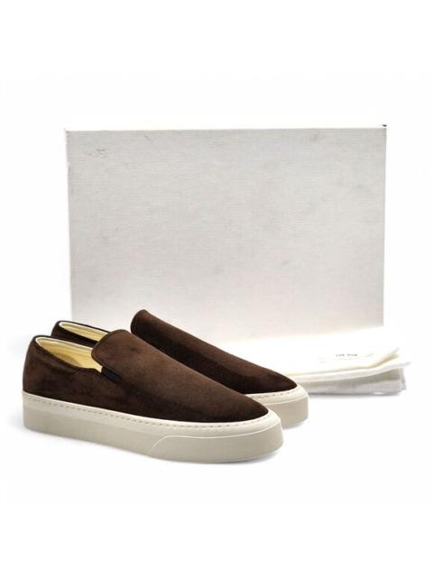 The Row The Row Marie H Suede Slip-On Sneakers in Brown - EU 36 / US 6 - $810