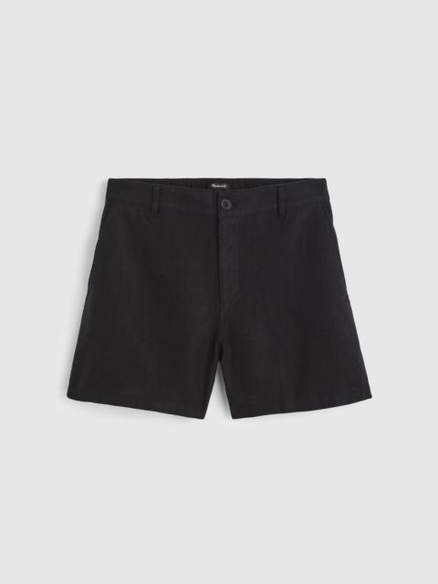 Madewell The Zoe Short in 100% Linen