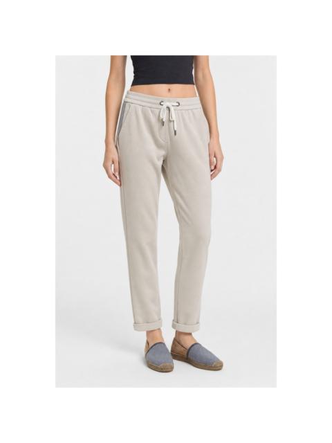 Brunello Cucinelli Brunello Cucinelli Women'S Light Beige Cotton Trousers