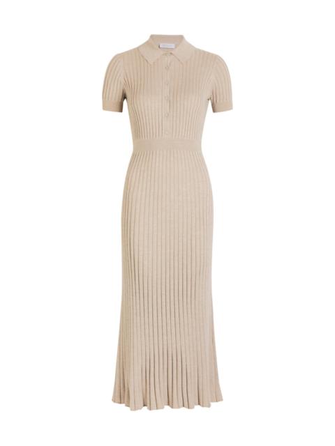 GABRIELA HEARST Gabriela Hearst Amor Silk and Cashmere-blend Midi Dress