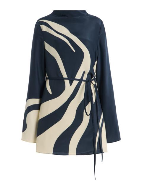 SIR. Lilou Mini Dress blue