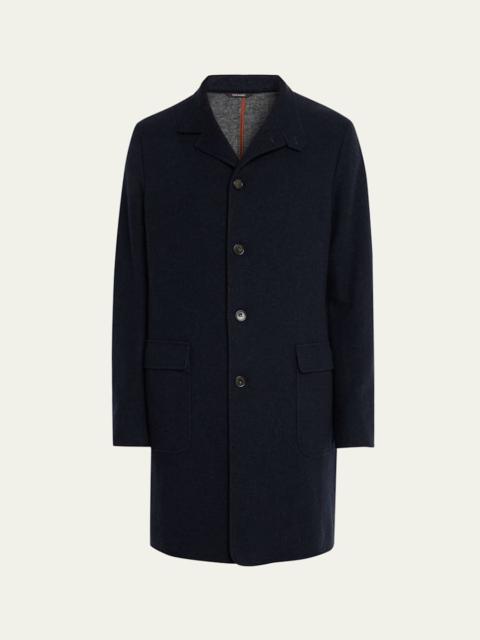 Loro Piana Men's Cashmere Sweater Coat