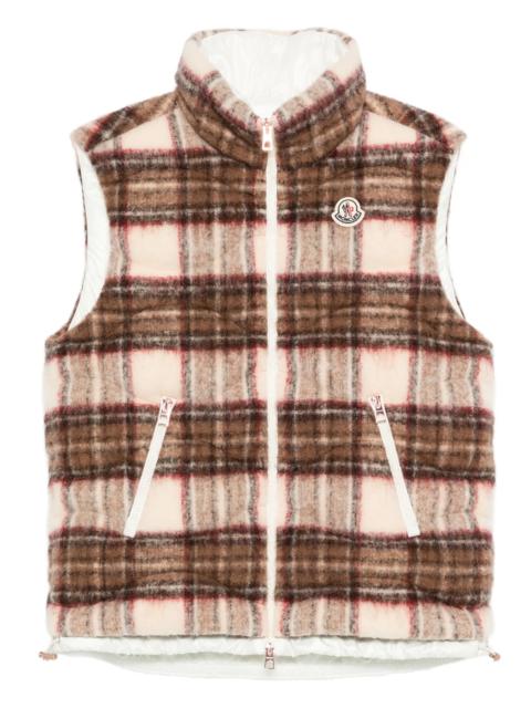Moncler checked gilet