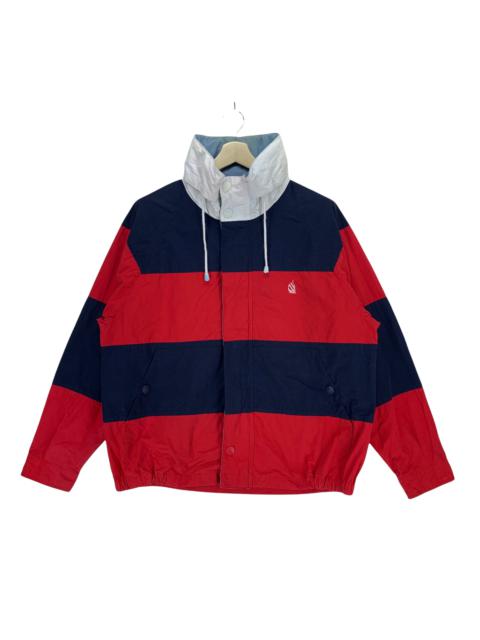 Other Designers Vintage Nautica Stripe High Collar Jacket #3515-125