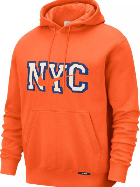 Nike Nike Adult 2025-26 City Edition New York Knicks Club Logo Hoodie