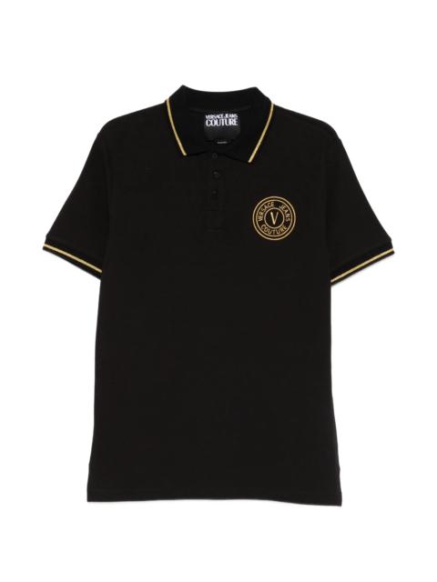 VERSACE JEANS COUTURE Versace Jeans Couture Logo-appliqué Polo Shirt