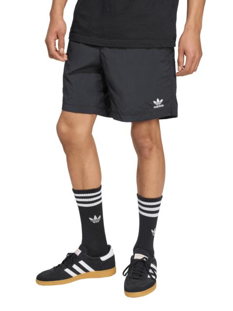 adidas adidas Essentials Trefoil Logo Shorts in Black/White at Nordstrom