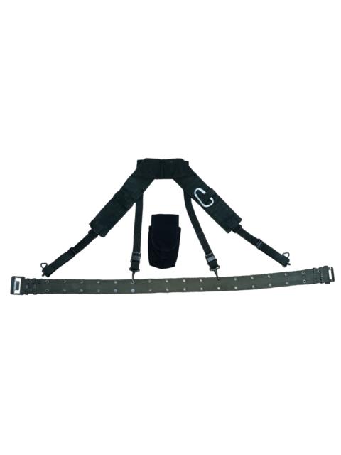 Other Designers VINTAGE MILITARY BELT WITH UTILITY CARABINER