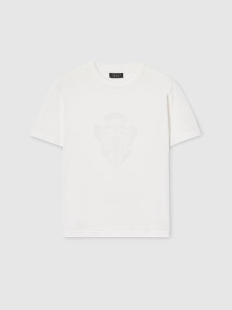 GUCCI Cotton jersey T-shirt with Gucci crest