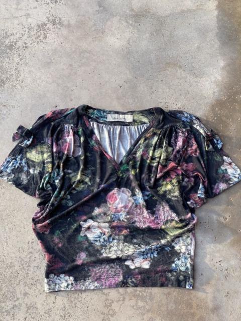 Paul Smith Paul Smith Floral Motive Sheer Blouse