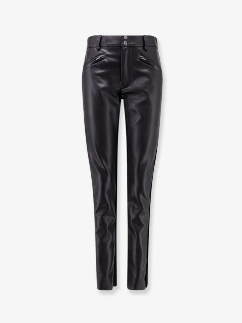 sacai Sacai Faux Leather Trousers Black Women