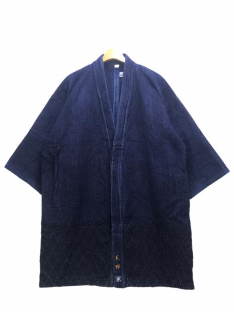 Other Designers Japanese Brand - VINTAGE SANJURO INDIGO JACKET KIMONO NORIGI