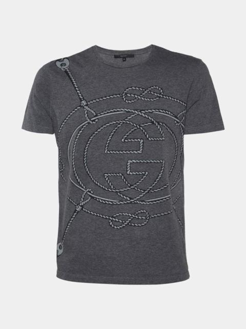 GUCCI Gucci Gray Knot Double G Tee