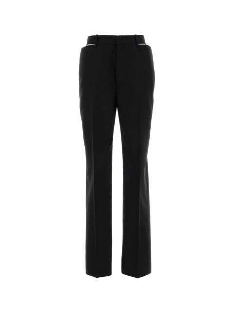 Jil Sander Black wool pant