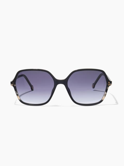 CAROLINA HERRERA Oversized Oval Sunglasses With Contrast Frames