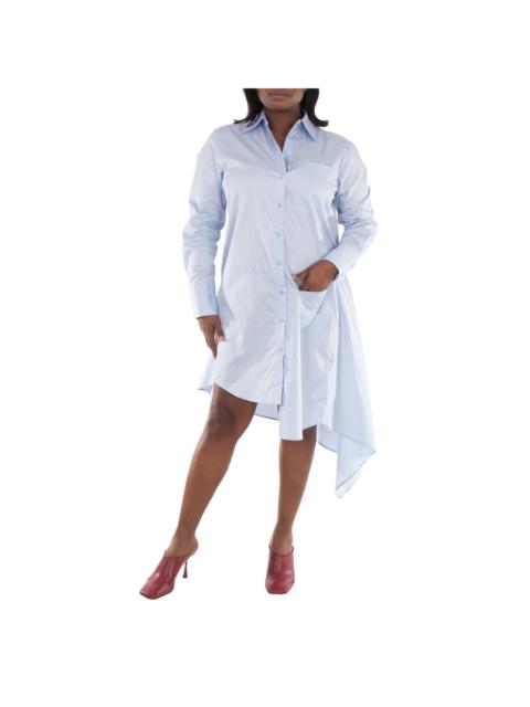 JW Anderson JW Anderson Asymmetric Cotton Shirtdress, Brand Size 8 (US Size 4)