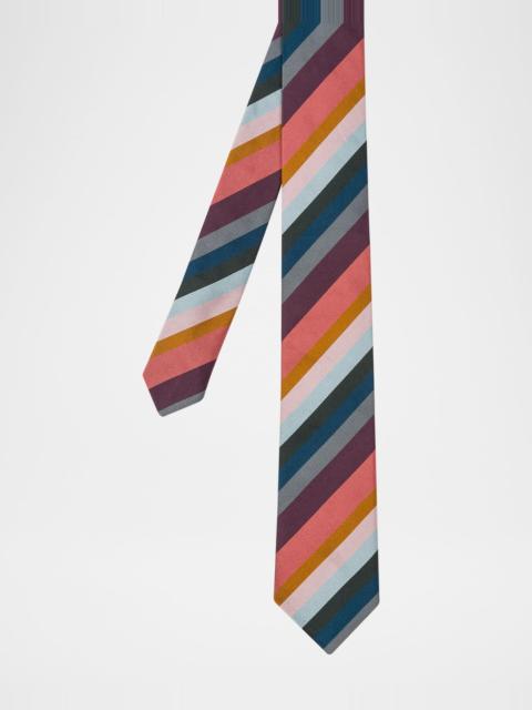 Paul Smith Men's Artist Stripe Silk Tie