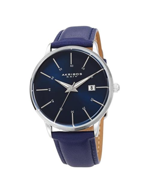 Other Designers Akribos XXIV Quartz Blue Dial Men's Watch AK1104BU-S