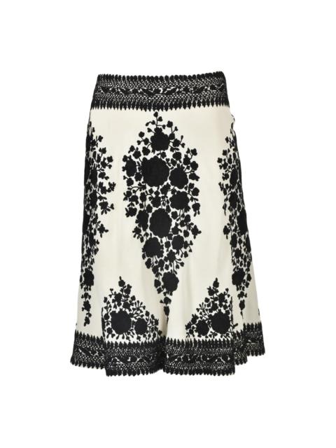 Other Designers Naeem Khan - Silk mini skirt