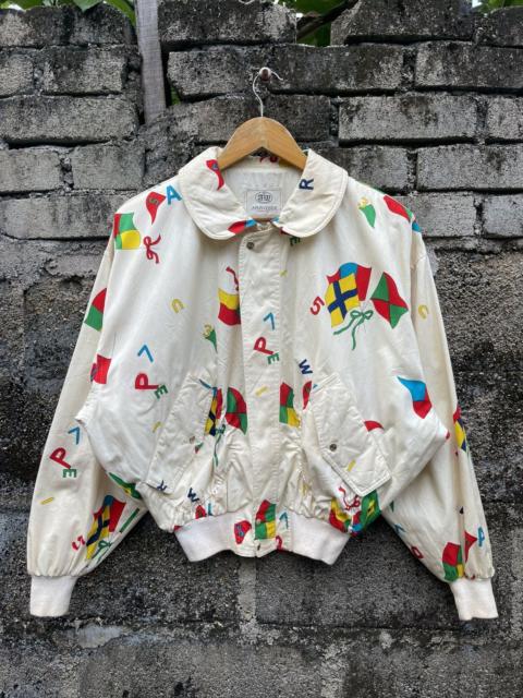 Other Designers Japanese Brand × Vintage - Vintage Apuweiser All Over Print Jacket Bomber Style