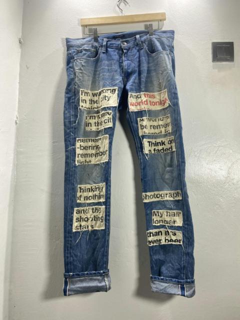 Other Designers Archival Clothing - GLAMB by glamb Patches Selvedge Jeans