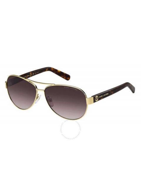 Marc Jacobs Marc Jacobs Brown Shaded Pilot Ladies Sunglasses MARC 699/S 006J/HA 60