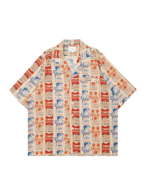Rhude Rhude Voyage De Rhude Silk Shirt 'Multicolor'