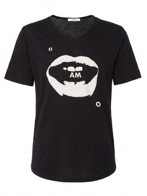 FENDI Fendi Men `Ti Amo` Print T-Shirt