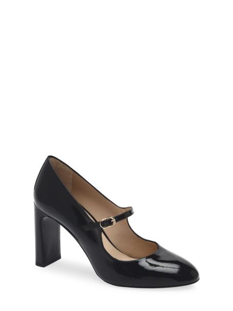 Stuart Weitzman Stuart Weitzman Babette Mary Jane 85 Pump in Black at Nordstrom