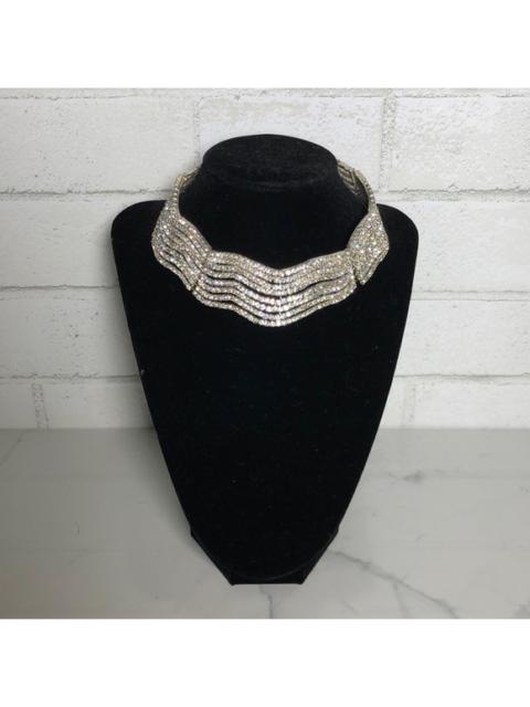 Other Designers Rhinestone Choker Necklace Formal Costume Jewelry