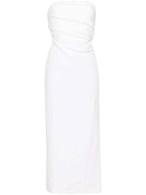 TOVE Sabella linen midi dress