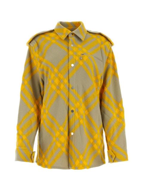 Burberry Woman Embroidered Wool Blend Shirt