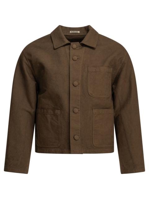 AURALEE Auralee Cotton Overshirt Jacket