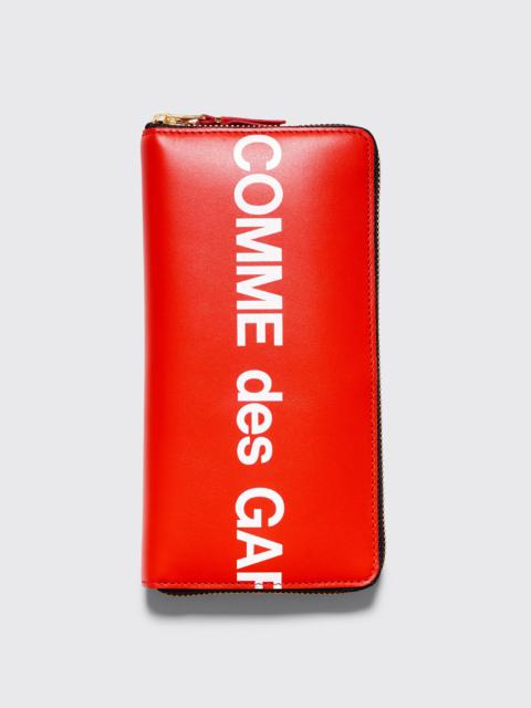 Comme Des Garçons COMME DES GARÇONS WALLET SA0110 HUGE LOGO RED