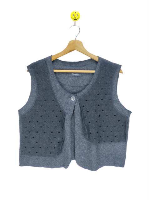 Other Designers Steals🔥Vintage Vest Crop Disstressed Style by Floralia