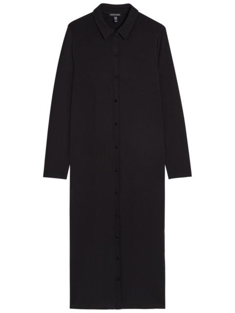 chinese dress ladies Normal Rib Long Sleeve Dress in Fawn XL