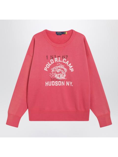 Polo Ralph Lauren Polo Ralph Lauren Light Red Sweatshirt With Logo Print Men