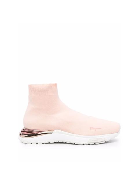 FERRAGAMO Ferragamo Ninette High-Top Sock Sneakers