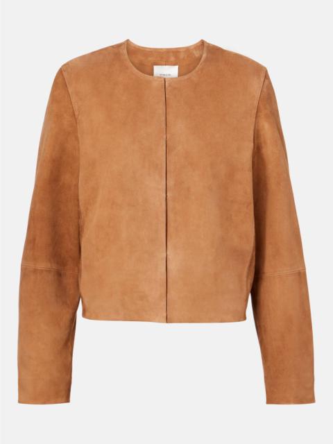 Vince Cropped suede jacket