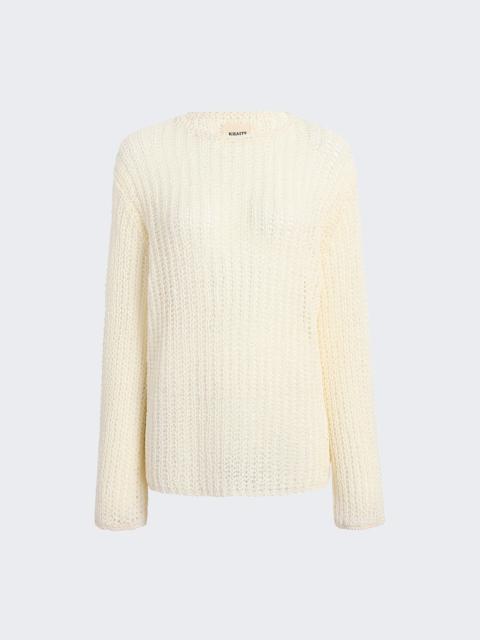 KHAITE Elowen Sweater Ivory