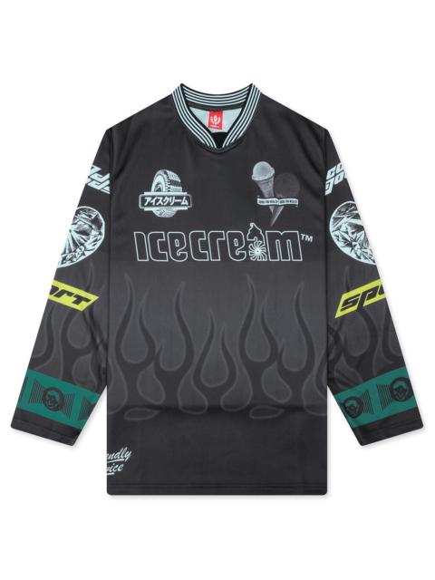 ICECREAM GOOD FOOD L/S JERSEY - BLACK