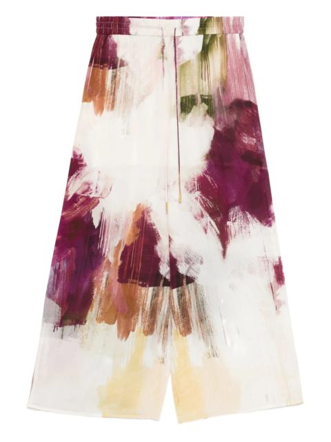Aje. Atomic silk palazzo trousers