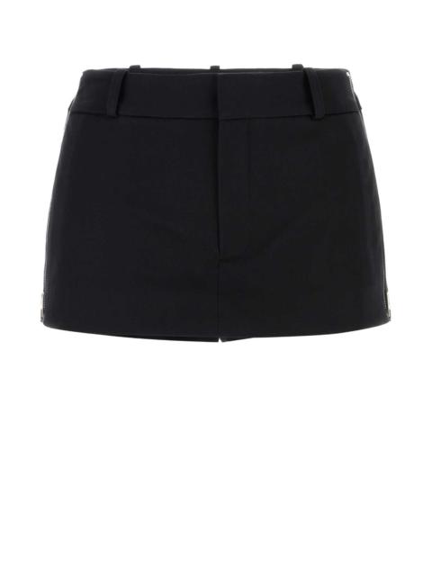 Alexander Wang Alexander Wang Women Black Cotton Pant-Skirt