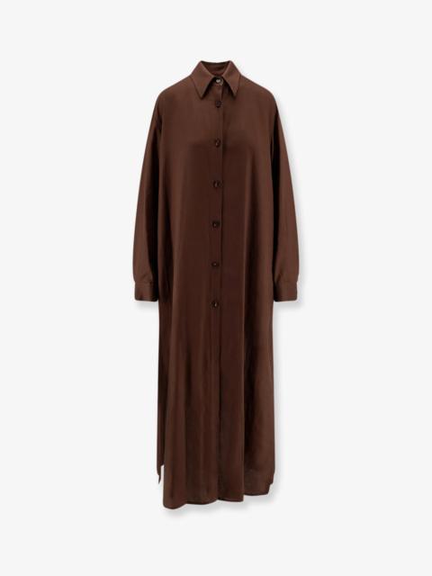 Other Designers Hevo Arigliano Linen And Viscose Chemisier Dress