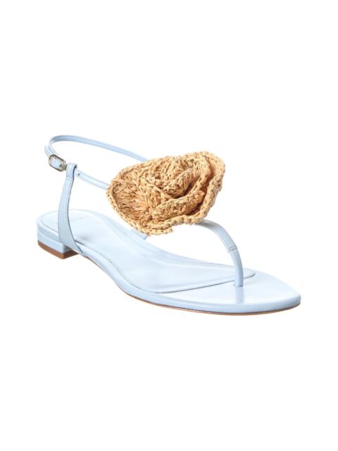 ALEXANDRE BIRMAN Alexandre Birman Sadie Flower Leather Flat