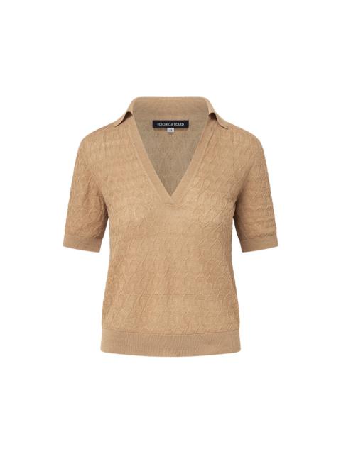 VERONICA BEARD ISSA KNIT POLO